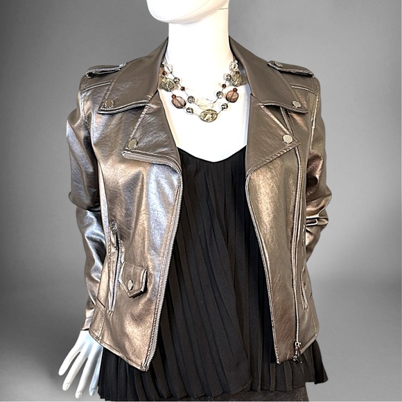 Dkny Jackets & Blazers - DKNY Shimmering Metallic Jacket Size XS